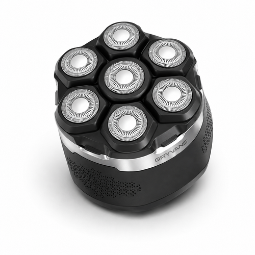 7-Head Flex Rotary Shaver with Magnetic Blade System